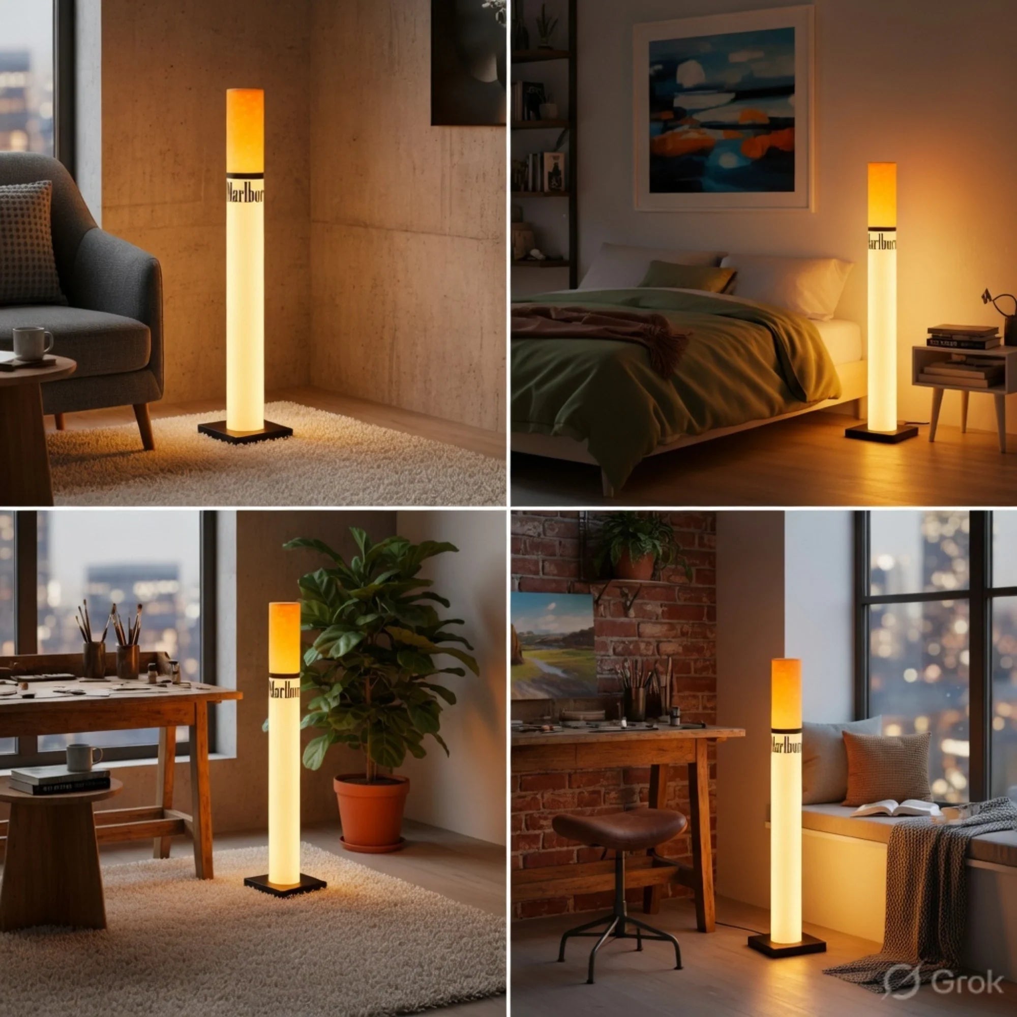 Aesthetic LED Floor Lamp