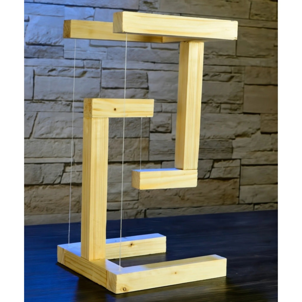 Anti-gravity Wooden Stand