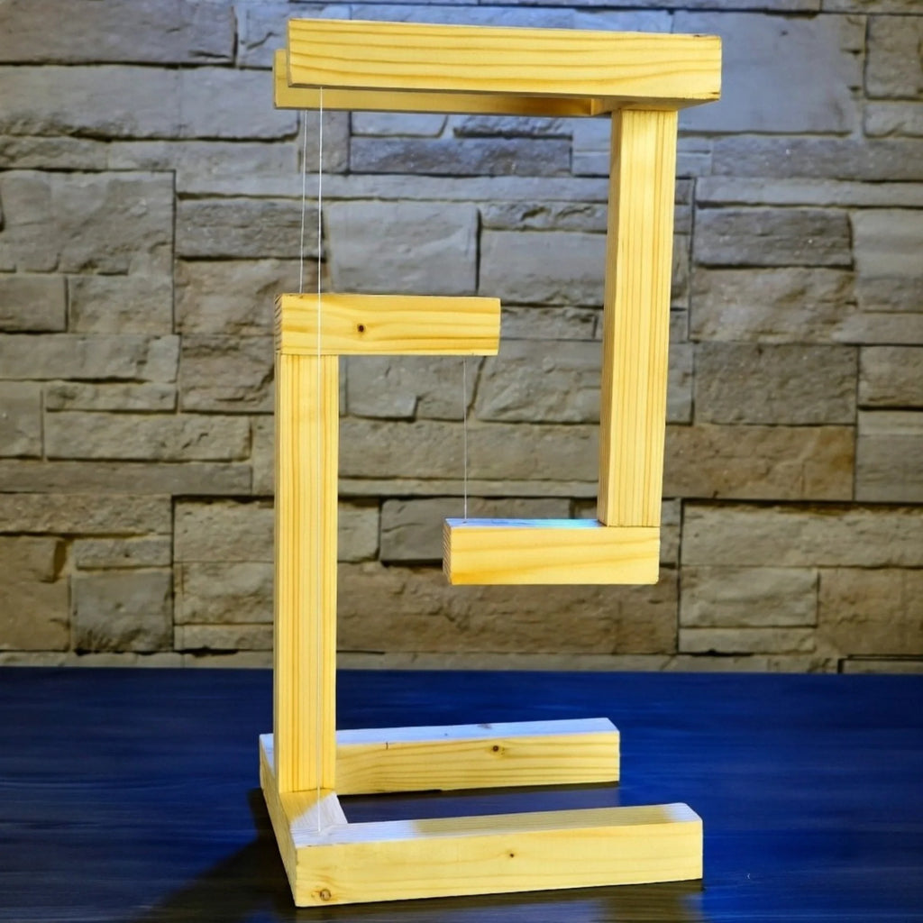 Anti-gravity Wooden Stand