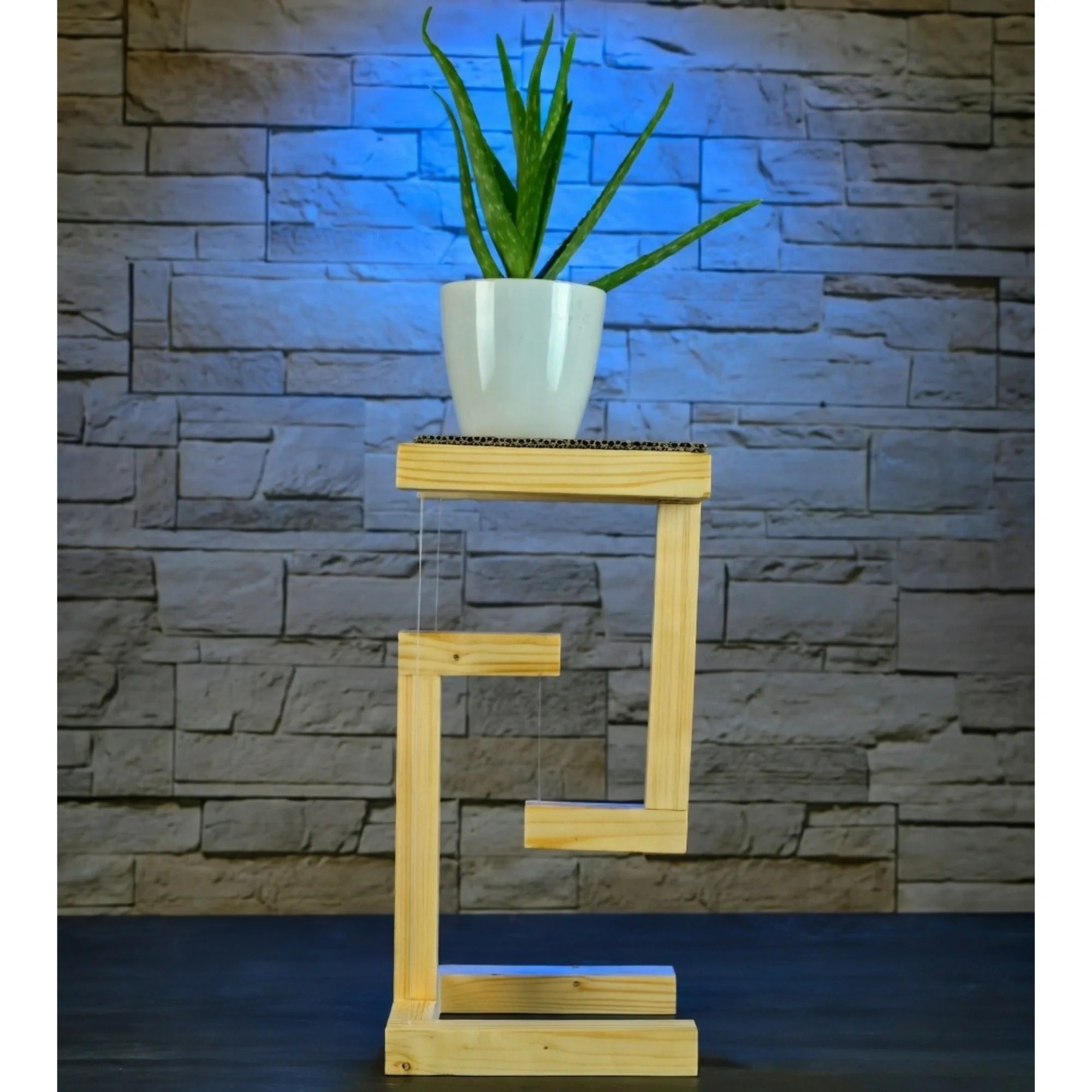 Anti-gravity Wooden Stand
