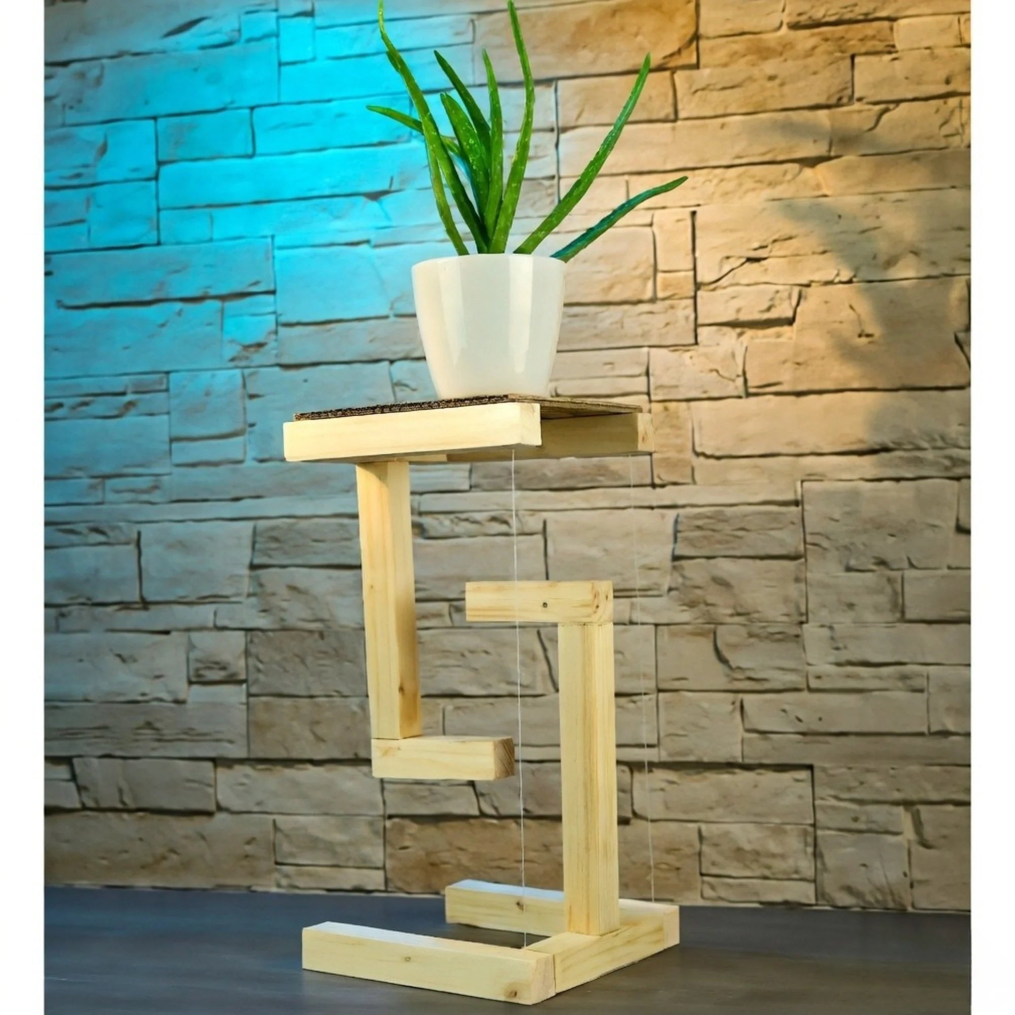 Anti-gravity Wooden Stand